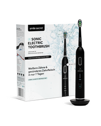 iX Sonic Schallzahnbürste schwarz inkl. Köpfe 2