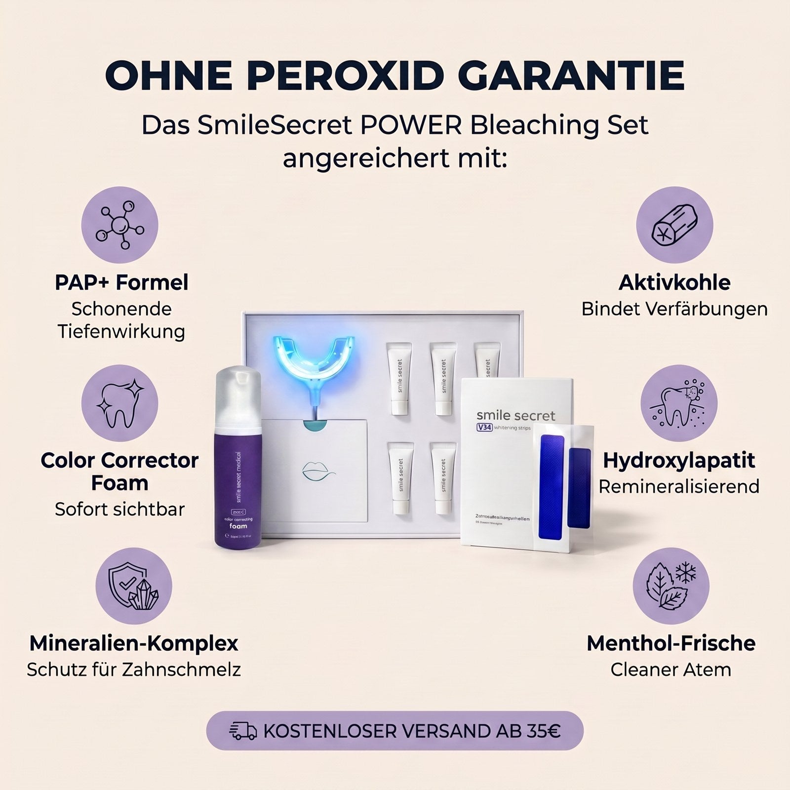 Ohne Peroxid Garantie