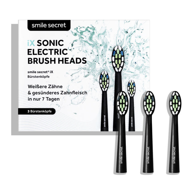 iX Sonic Aufsteckbürsten schwarz