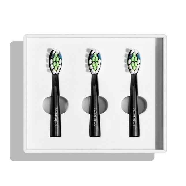 iX Sonic Aufsteckbürsten schwarz