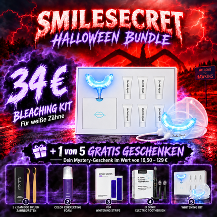 Halloween Bleaching Kit 34 Euro plus 1 von 5 Mystery-Geschenken