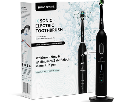iX Sonic Schallzahnbürste schwarz