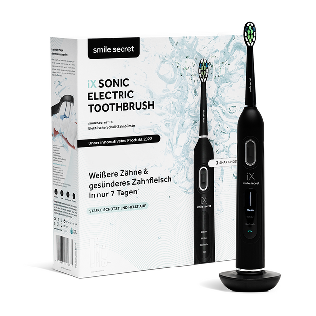 iX Sonic Schallzahnbürste schwarz