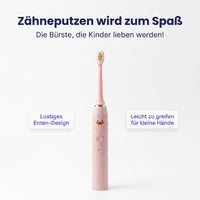SmileSecret KIDS Starter-Set Sprechende Ente – Bürste + 4 Ersatzköpfe + Sanduhr