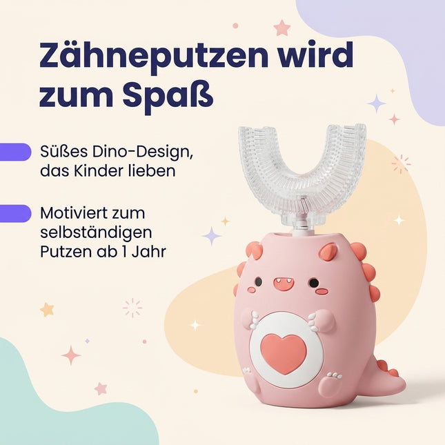 SmileSecret KIDS Dino U-Form Elektrische Zahnbürste