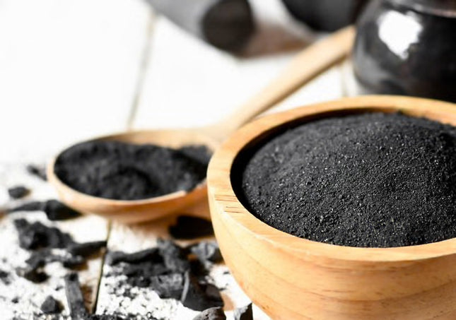 Coco Smile Aktivkohlepulver mit Bamboo Brush