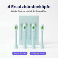 SmileSecret KIDS Ente Ersatzbürstenköpfe in Blau – Detailansicht