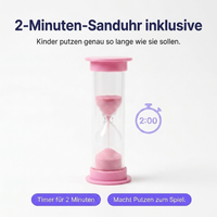 SmileSecret KIDS Sanduhr in Rosa – 3-Minuten-Zahnputzhilfe für Kinder