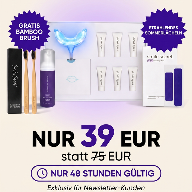 SmileSummer Endcard 9:16 - 39 EUR statt 75 EUR, Gutscheincode SMILESUMMER, nur 48 Stunden, Swipe Up